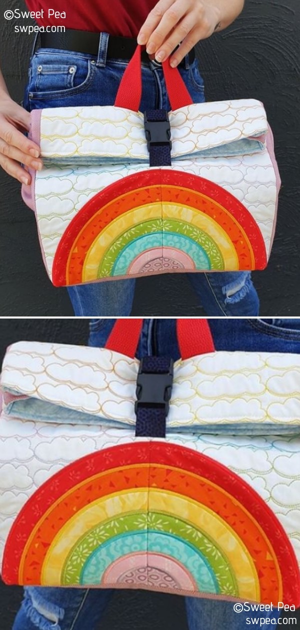 Rainbow Picnic Lunch Bag DIY