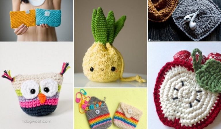 Fabulous Crochet Pouches with Free Patterns