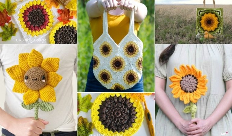 The Best Sunflower Crochet Ideas and Free Patterns The Best Sunflower Crochet Ideas and Free Patterns