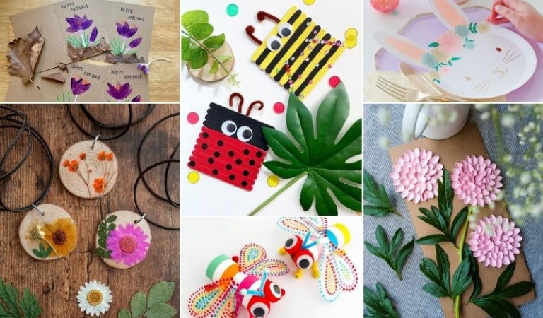 Nature-Inspired Spring Crafts & DIY Ideas Nature-Inspired Spring Crafts & DIY Ideas