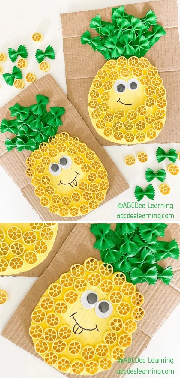 Pasta Pineapple Craft